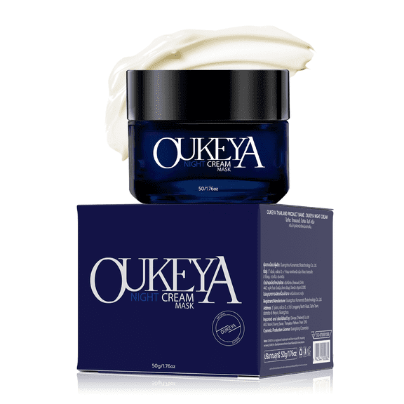 OUKEYA 5-in-1 Overnight Skin Recovery Cream 1.76 oz