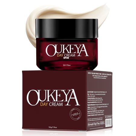 OUKEYA Day Cream SPF30, 4-in-1 Daily Moisturizer with Niacinamide & Vitamin C, 1.76 oz