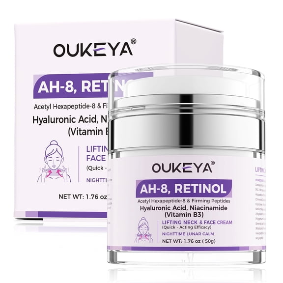 OUKEYA Retinol Neck and Chest Moisturizer for Firmer Skin and Wrinkle Reduction, 1.76 oz