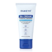 OUKEYA SA Cream for Bumpy and Dry Skin with Ceramides and Salicylic Acid, Daily Moisturizing Formula, 2.12 oz