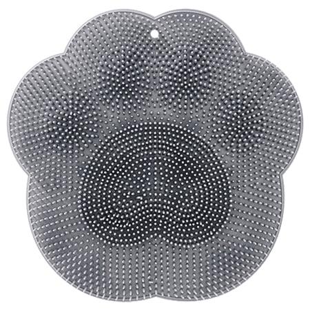 OUKEYA Silicone Non-Slip Foot & Body Scrubber Shower & Bath Brush