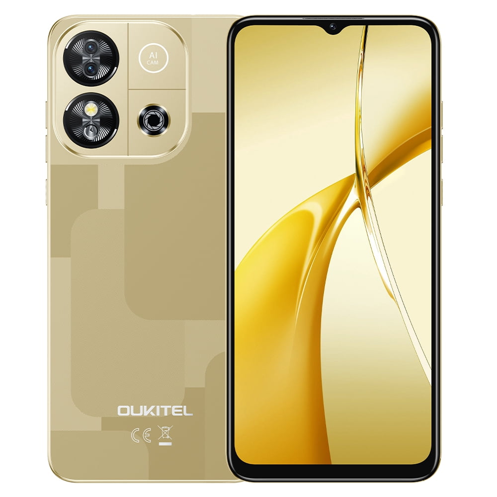 OUKITEL C57S Cell Phone Android 14 Smartphones - 8GB RAM 64/128GB ROM Mobile Phones, 6.52 inch HD+, 4300 mAh Smartphone for Teenagers, Octa-core, 13 MP + 5 MP Cell Phones Dual SIM 4G T-Mobile Phone