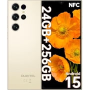 هاتف ذكي OUKITEL C61 Pro، شاشة 6.88 HD+، 8 جيجابايت رام + 256 جيجابايت روم، بطارية 5150 مللي أمبير، أندرويد 15، بطاقة SIM مزدوجة، Unisoc T606
