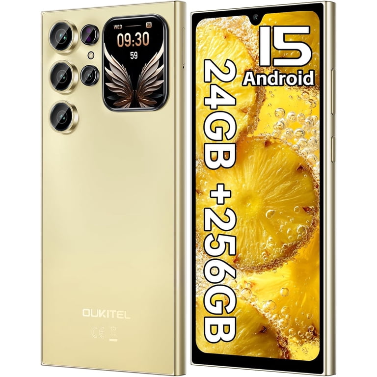 OUKITEL C62 PRO Cell Phone Unlocked-24GB+256GB/TF 1TB Smartphone