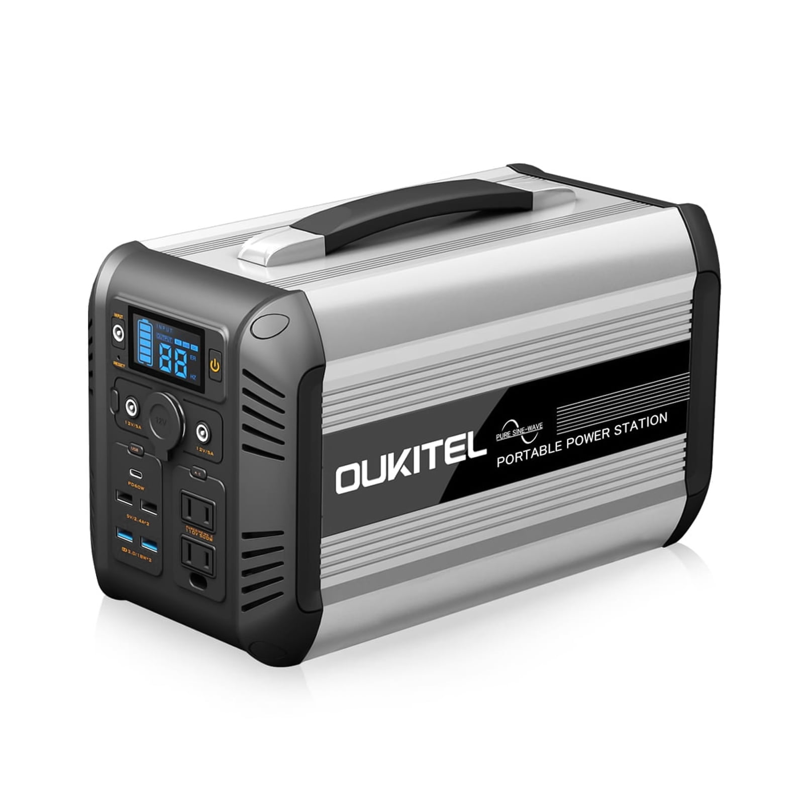 OUKITEL CN505 Portable Power Station 500W/614.4Wh 12.8v LiFePO4 