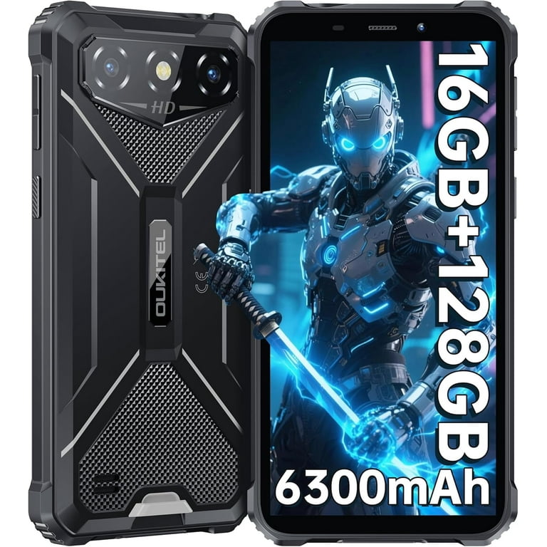 OUKITEL G3 防水 タフネススマホ OUKITEL G3 Rugged Smartphone Unlocked -16GB+128GB/1TB TF 6” HD