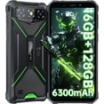 thumbnail image 1 of OUKITEL G3 Rugged Smartphone Unlocked -16GB+128GB/1TB TF 6” HD Display IP68/IP69K Rugged Android Phone, 6300mAh Battery 13MP Rear Camera Waterproof Cell Phones, GPS/3.5mm Jack/Face ID/4G Dual Sim, 1 of 9