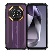 OUKITEL G7 AI Rugged Phone 4G,4GB RAM 128GB ROM 10600mAh Battery 6.52-Inch Android 16 Smartphone-Black/Green/Purple