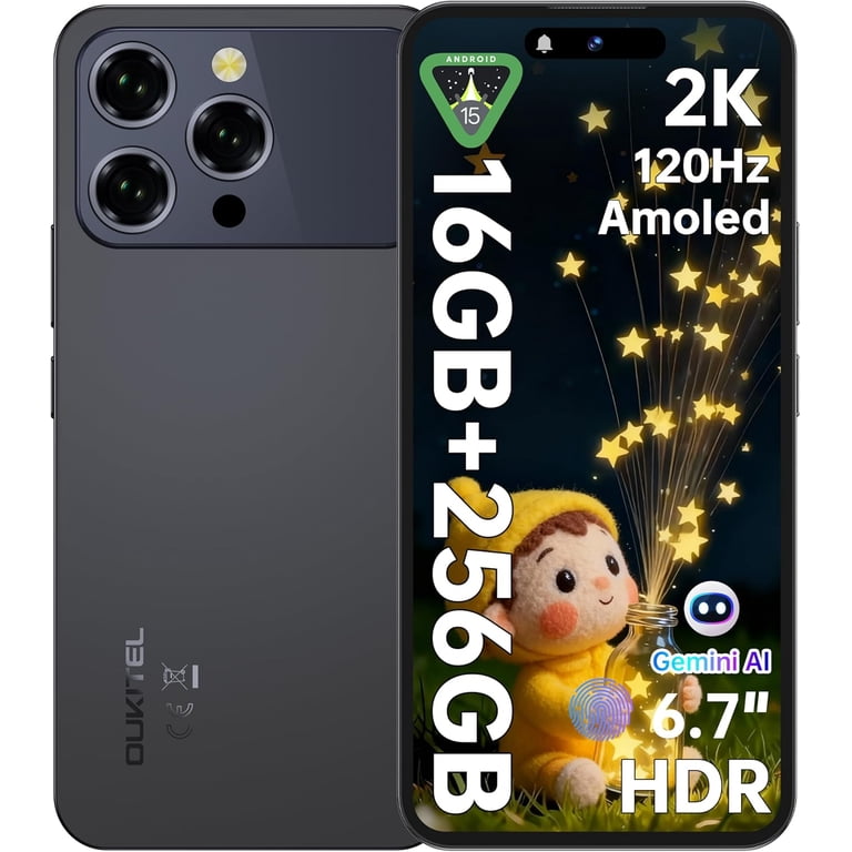 OUKITEL P1 Pro Unlocked Cell Phone Android 15-6.7