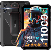 OUKITEL RT3 Plus Rugged Tablet, 16GB+128GB 1TB Expandable Waterproof Tablets, 8 Inch HD Display, 1100mAh Battery, 16MP+8MP, IP68&IP69K, 4G Dual SIM/BT5.0/OTG/NFC