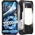 thumbnail image 1 of OUKITEL WP100 Titan Rugged Smartphone 5G - 33000mAh Rugged Phone with Projector, 48GB+512GB Unlocked Android 14 Cell Phones with 1200 Lumens Camping Light, 6.8'' FHD+120Hz Smartphone, 200MP, Black, 1 of 8