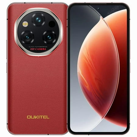 OUKITEL WP210 Rugged Smartphone Unlocked - Android 15 Cellphone, 36GB+512GB Rugged Phones, 6.7" FHD+ AMOLED, MTK Dimensity 8200, 108MP Camera, 8800mAh Battery, Fingerprint, NFC, WiFi 6, Red