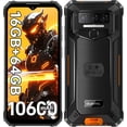 thumbnail image 1 of OUKITEL WP23S Rugged Phone Unlock, 10600mAh Battery, 4GB RAM, 64GB Storage, 6.52-inch, Android 15, Black/Orange/Green, 1 of 6
