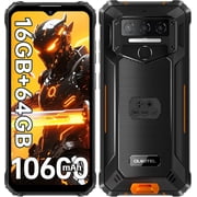 OUKITEL WP23S Rugged Phone Unlock, 10600mAh Battery, 4GB RAM, 64GB Storage, 6.52-inch, Android 15, Black/Orange/Green