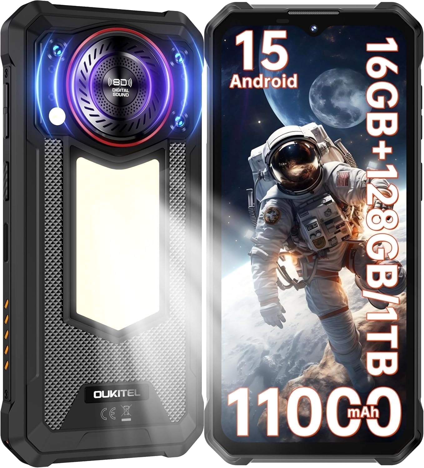 OUKITEL WP53S Rugged Smartphone Unlocked,16B+128GB Android 15