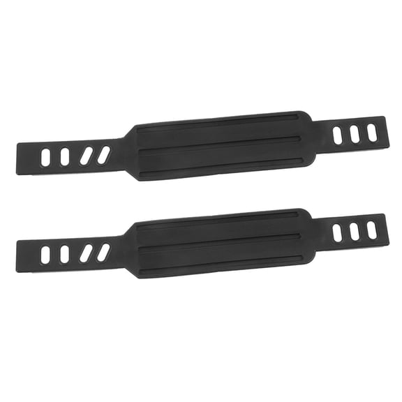 OULII 1 Pair Adjustable Length and Anti-Slip Pedal Straps for Home Exercise and Gym Use