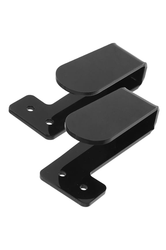 1 Pair Minimalist Hat Display Shelf Sleek Design for Indoor Wall Use