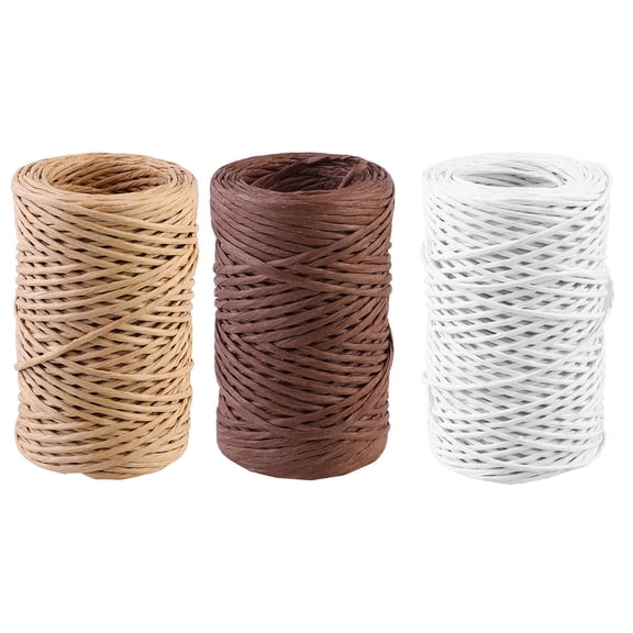 OULII Floral Wire Bind Iron Wire 1 Roll Khaki for Party
