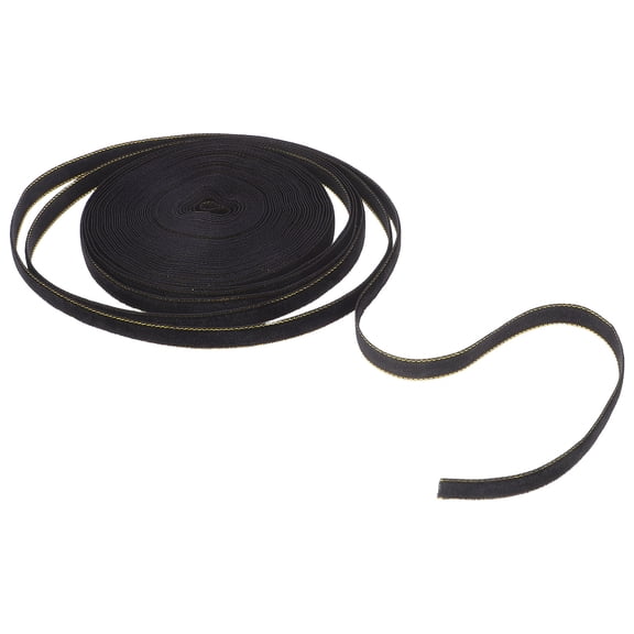 OULII Velvet Wired Ribbon Decorative Scrapbooking Gold Edging Graduation 1 Roll