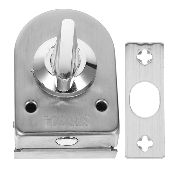 OULII Stainless Steel Door Bolt Latch Set for Sliding Glass Doors, Smooth Polished Finish, Security Hardware