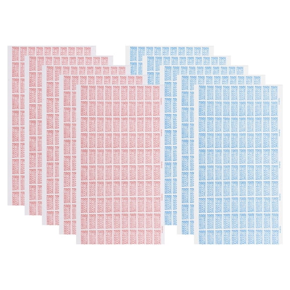 OULII 1000Pcs Tamper Evident Security Sealing Labels Assorted Color Tamper Proof Tape Stickers for Equipment