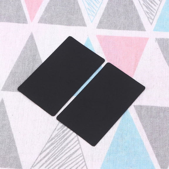 OULII 100Pcs Black Kraft Greeting Cards Double Sided Blank for Party Favors Place Name Cards and Notes