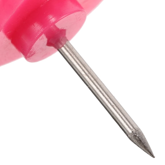 OULII 100Pcs Creative Pink Heart Push Pins for Photo Display and Office Use