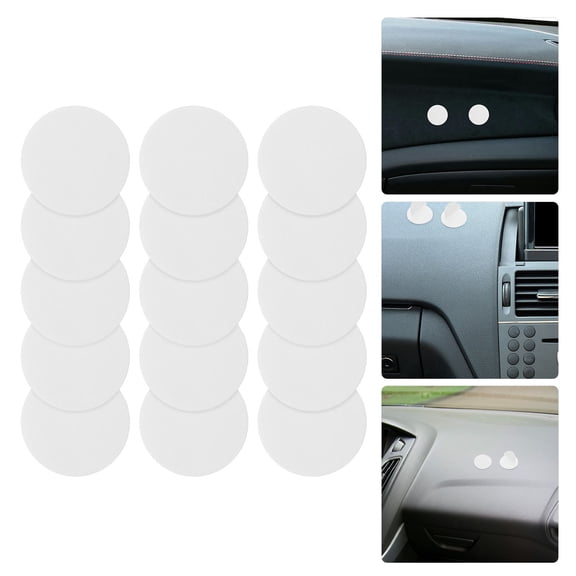 OULII 100Pcs Removable Double Sided Tape Circles for Dash Cam Pads Phone Stand and Home Use