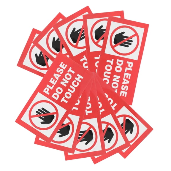 OULII Weather-Resistant Self-Adhesive Safety Labels - Do Not Warning Stickers,