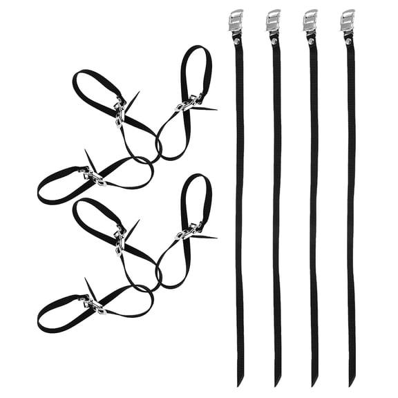OULII 10Pcs Bicycle Pedal Strap Replacements for Gym Use Enhanced Pedaling