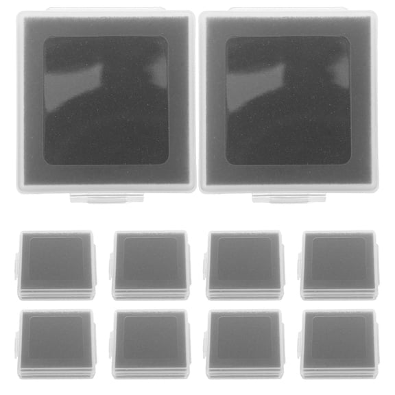 OULII 10Pcs Anti Static Box for Electronics with Esd Safe Plastic Case and Conductive Sponge Lining