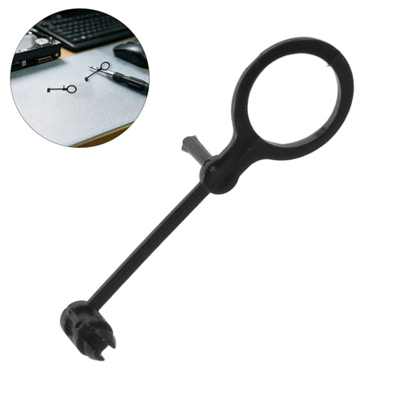 OULII 10Pcs M2 SSD Bracket Fastener Black Metal Complete Set for Reliable Computer Hardware Fixing