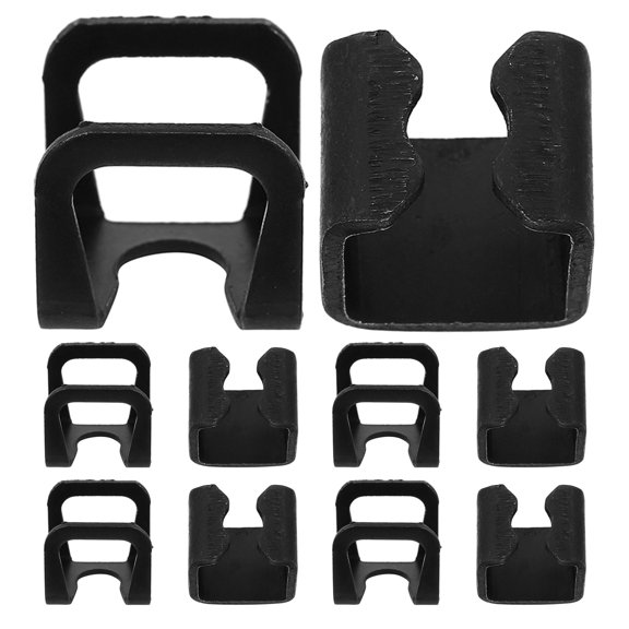 OULII 10Pcs Black Mechanical Jack Claw Clamps for 2 Ton Hydraulic Floor Jack Accessories