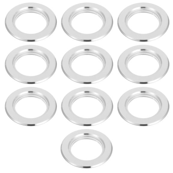 OULII 10Pcs Durable Stainless Steel Bird House Metal Guards for Breeding Box Protective Ring