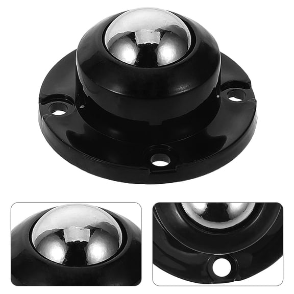 OULII 10Pcs Black Replacement Wheels Set with 360 Degree Rotation for Furniture