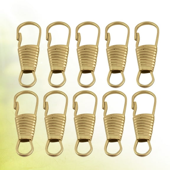 OULII Boot zipper pull Zipper Puller Metal Crafters Golden Detachable DIY Projects 10Pcs