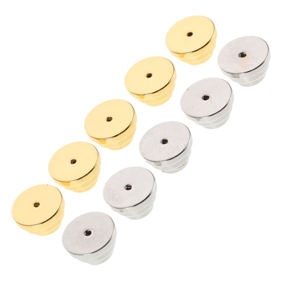 OULII 10Pcs Ear Jewelry Locking Backs for Earrings Metal Protection for Active Women