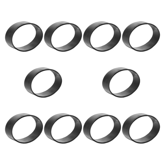 OULII 10Pcs Outdoor Scuba Gear Black Rubber Diving Weight Belt Rings For Divers