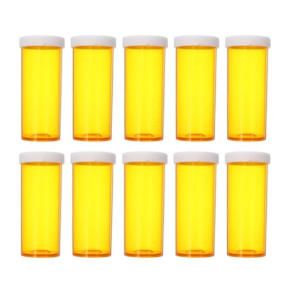 OULII Pill Organizer 10Pcs Orange PP for Travel Storage Durable Waterproof Seal