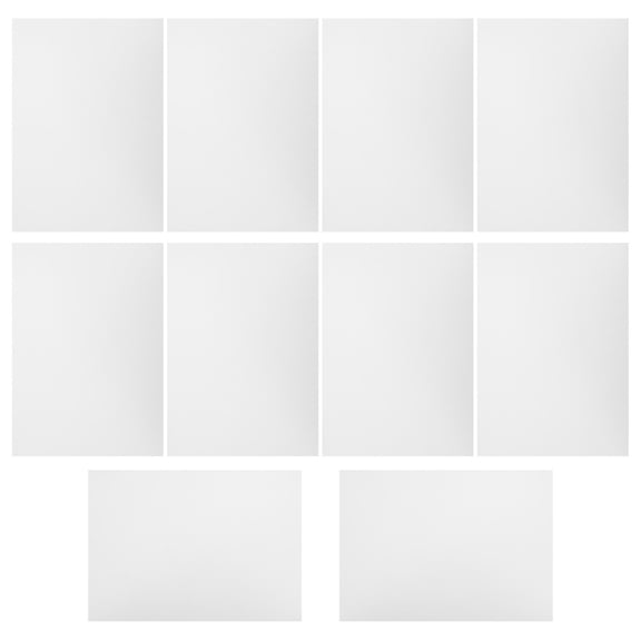 OULII 10 Pcs Thin Matte PVC Plastic Sheets, Flexible Craft Film for Projects, Photo Protector Cases and Art Supplies