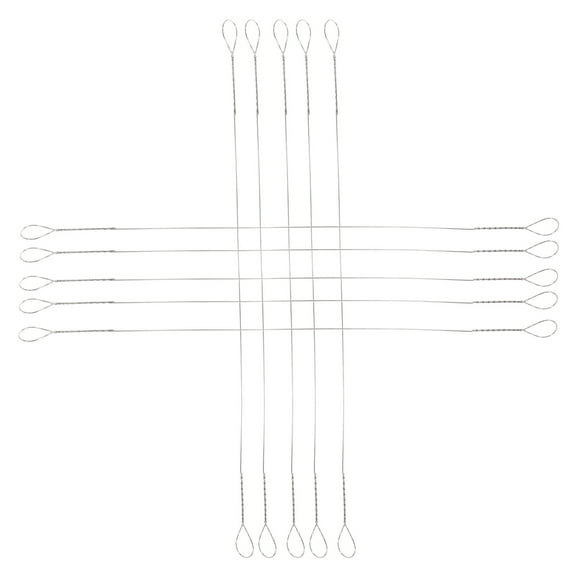 OULII Replacement Butter Slicer Wire Stainless Steel Silver 10Pcs