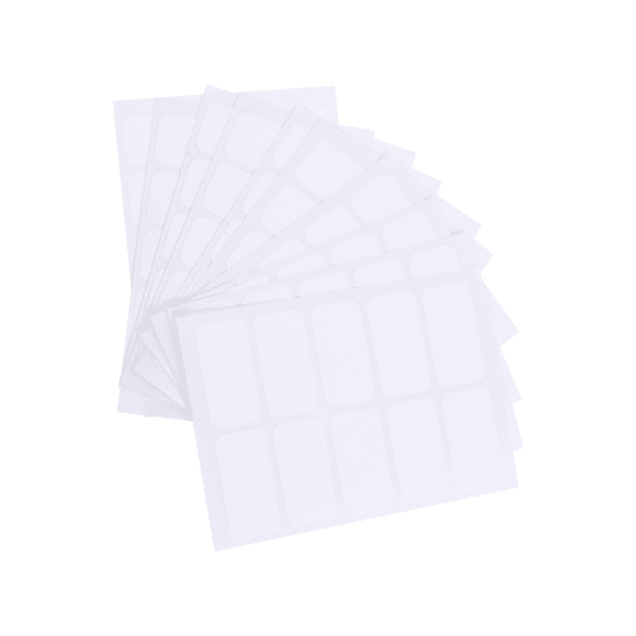 OULII  Practical Name Marking Stickers for Home Use, White, Decorative