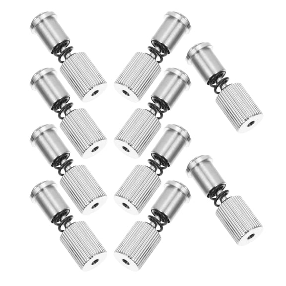 OULII 10pcs Sewing Machine Accessories Metal Silver Foot for Professionals