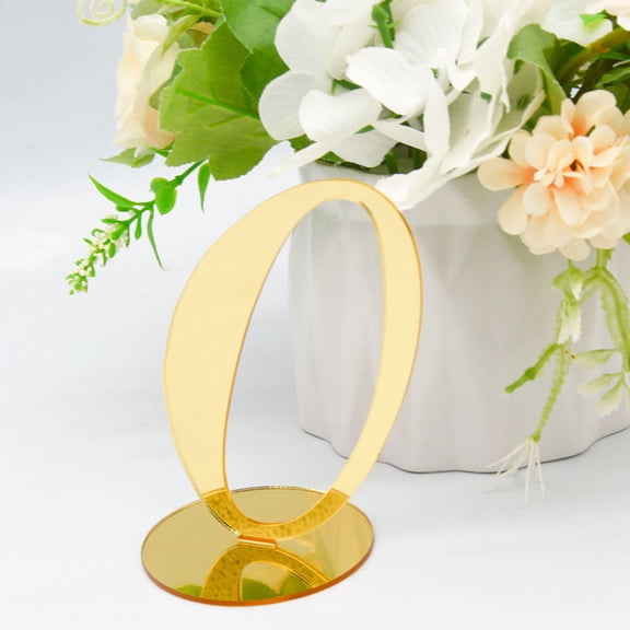 OULII Acrylic Wedding Table Numbers with for Wedding Receptions and Event Centerpiece Decorations