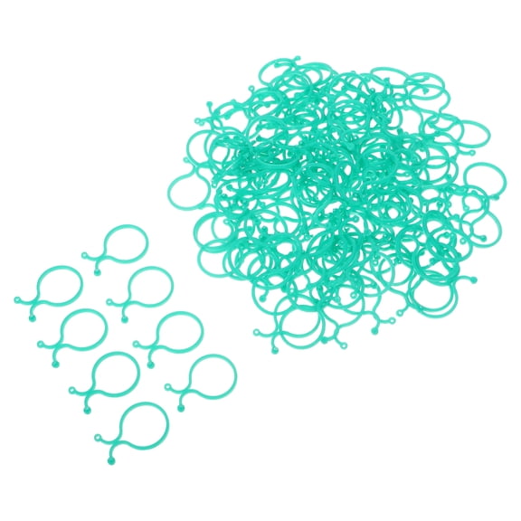 OULII Tomato Vine Clips, Green PP, Convenient and Reusable, 120Pcs
