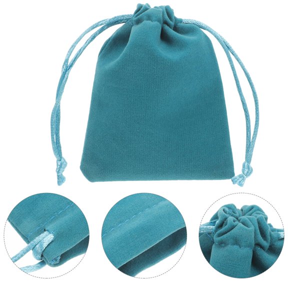OULII 12Pcs Gifting Bags Velvet Simple Design For Friends