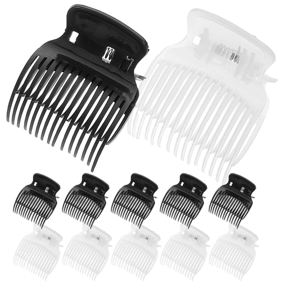 OULII 12Pcs Hot Curler Clamps Plastic Hair Styling Clips Lightweight for Travel Use