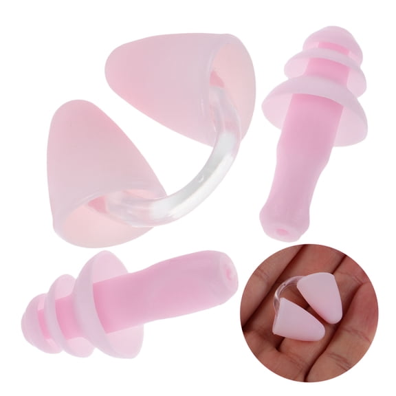 OULII Swimming Ear and Nose Plugs Set for Comfortable, and Water