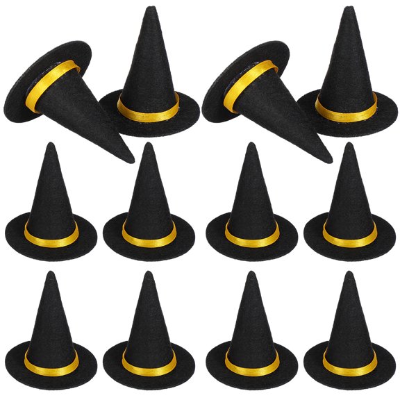 OULII 12-Piece Small Hat Supplies for Restaurant Events, Party Decorations, Catering, Tabletop Display