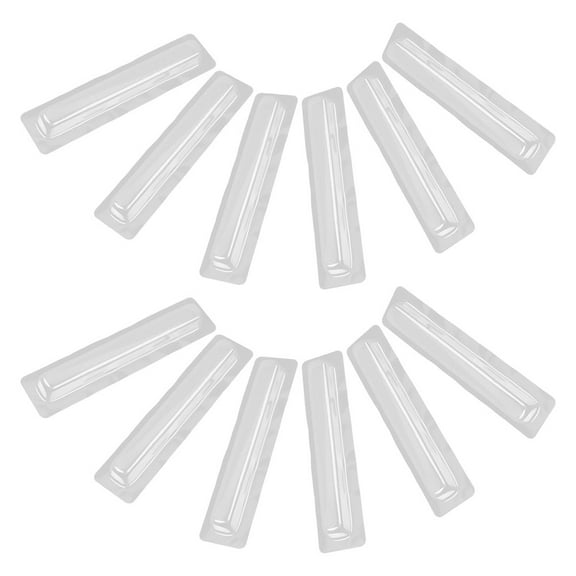 OULII 12Pcs Clear Plastic Wall Clock Pointer Shield Protective Box Easy Install Quartz Clock Accessories